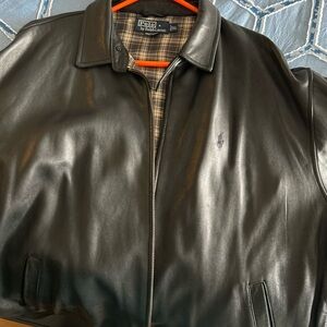 Men’s leather jacket Polo Ralph Lauren
